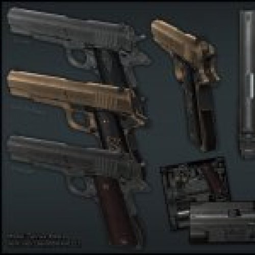 Colt 1911 for HL2 Pistol