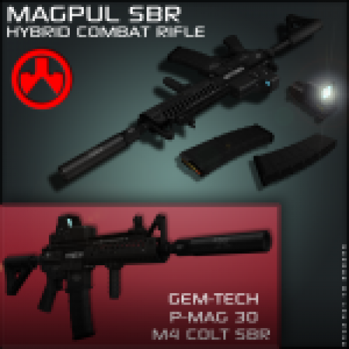 Hybrid Combat Rifle Magpul SBR