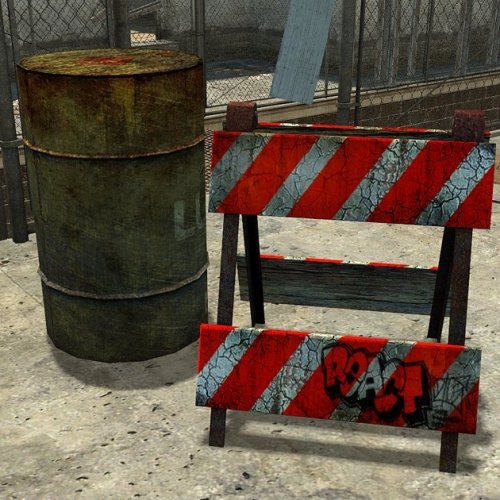 Barricades Fuel Drum