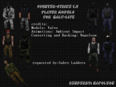 Counter-Strike 1.5 Players for HL