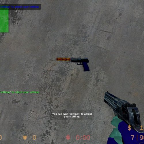 Custom metal deagle