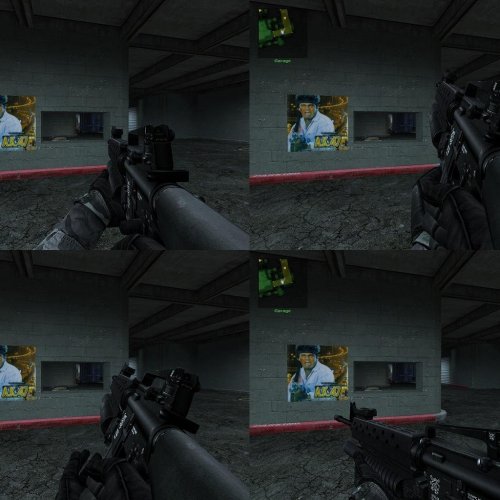 M16A4 + M203 fixed textures