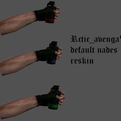 Rctic s default nades reskin
