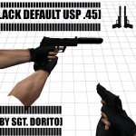 Black Default USP .45