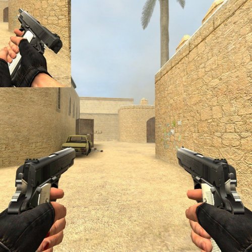 Quad's Ivory Colt 1911's