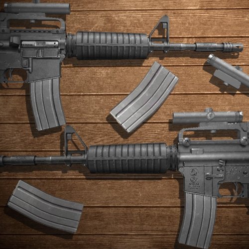 Scoped Twinke M4 on Default anims