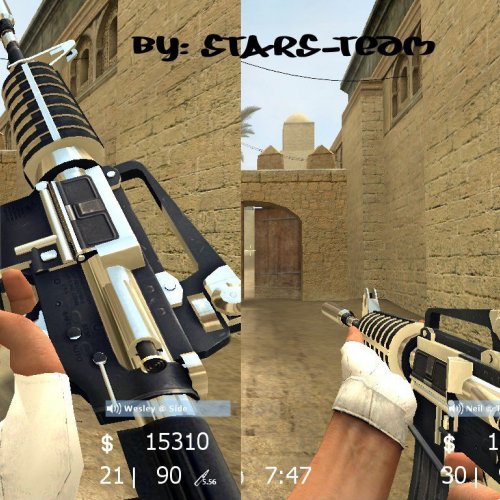 Chrome_Black_M4a1