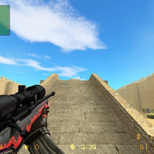 Black AWP - with red dot