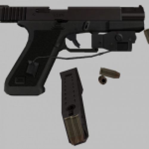 Glock 18 with lasersight
