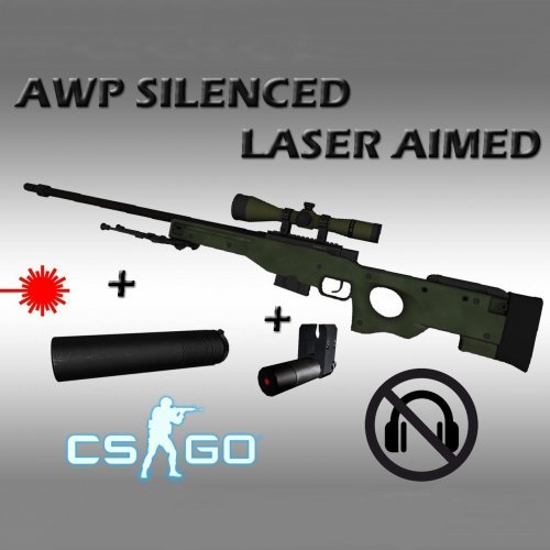 AWP default Silenced + laser