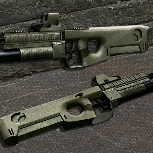 MRC - modular rifle caseless (P90)
