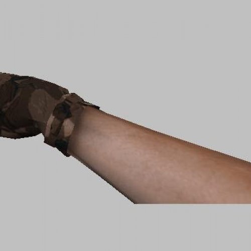 Brown M90 Camo Gloves