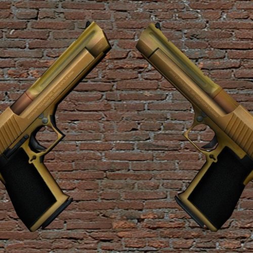 Burned Gold Deagle