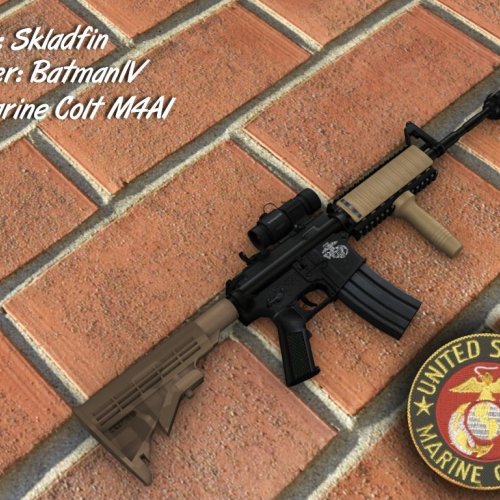 Custom_M4A1_Marine_Tan