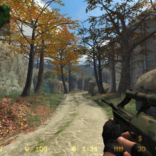 AUG Woodland Camoflauge Skin