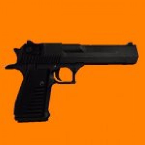 Desert Eagle black with HL2 Hands