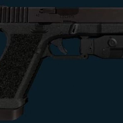Solid Black Glock