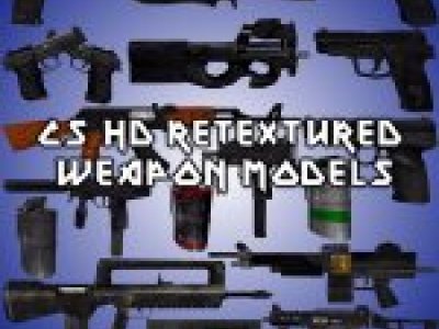 CS HD Retextured Weapon Models