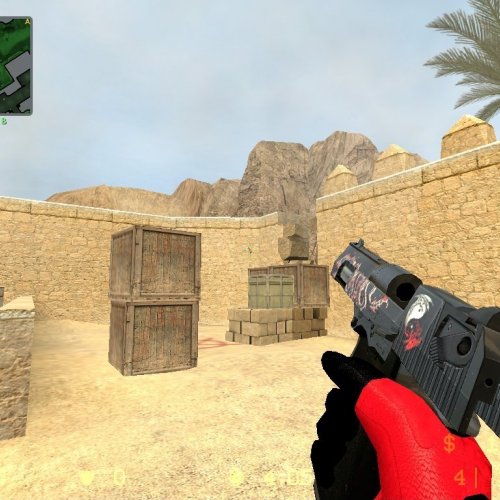 red n black dragon firegold deagle