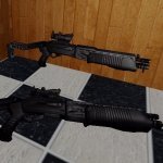 HL:WE SPAS-12 Police Auto-Shotgun (2 versions)