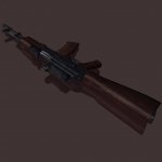 AK47 with Cobra Collimator