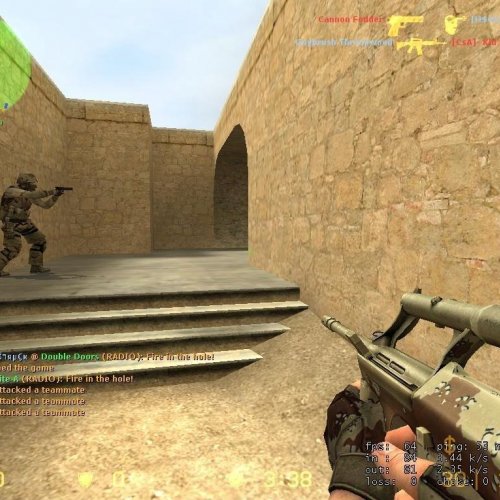 Six-colour Desert Camo AUG