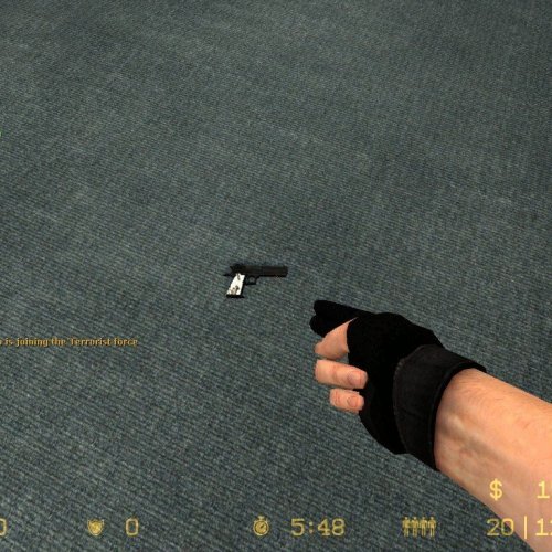 Blackened Deagle with Marble Grip
