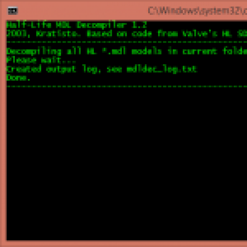 Half-Life MDL Decompiler 1.2