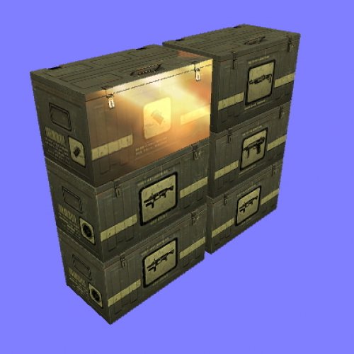 ammocrate pile