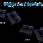 Thighpack selfmade detail