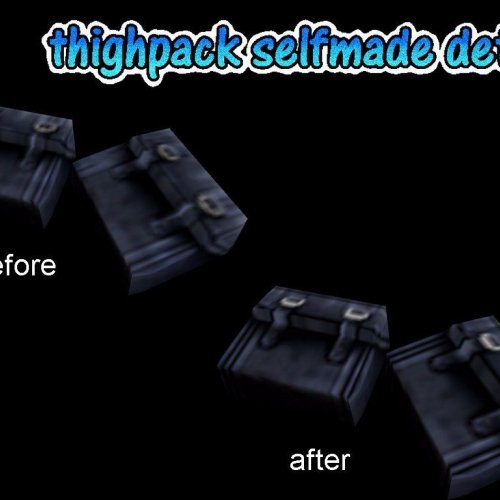 Thighpack selfmade detail