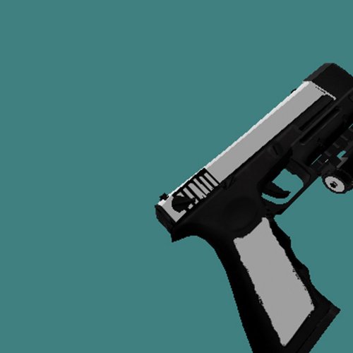 black and white glock 18