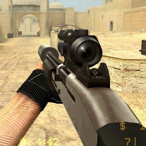 DarkElfa Tactical Silenced M3 W Aimpoint-sliver