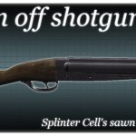 Sawn off shotgun