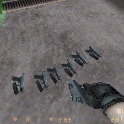 Headshot s GLOCK 18