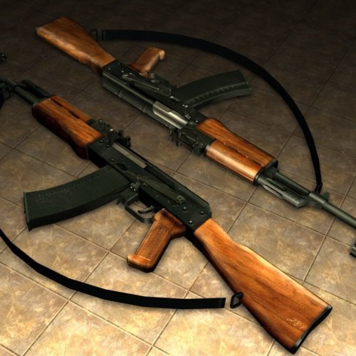 AK-47 with strap on Jen s anim