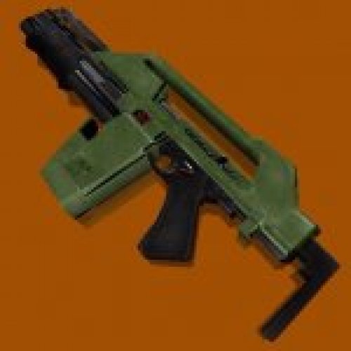 Aliens M41A Impulse Rifle Green HD