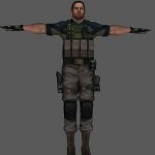 Chris Redfield in RE 6 style