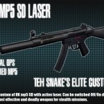 HK mp5 SD Lasered (ON OFF)