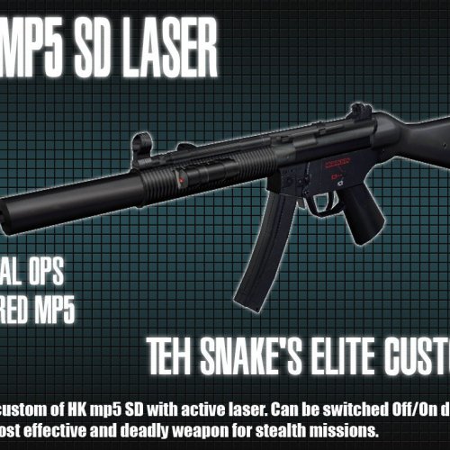 HK mp5 SD Lasered (ON OFF)