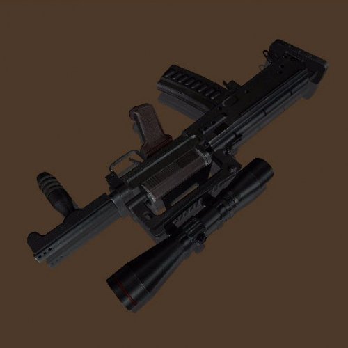 OSHK-1 Groza with scope ACOG