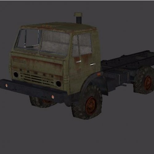 Разбитый Камаз - 4310