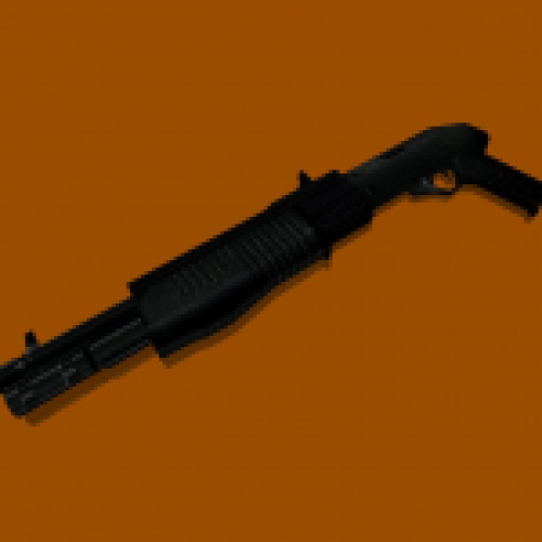 HL2 Shotgun Black Skins
