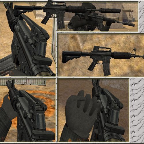 M4A1 on X Rock X anims