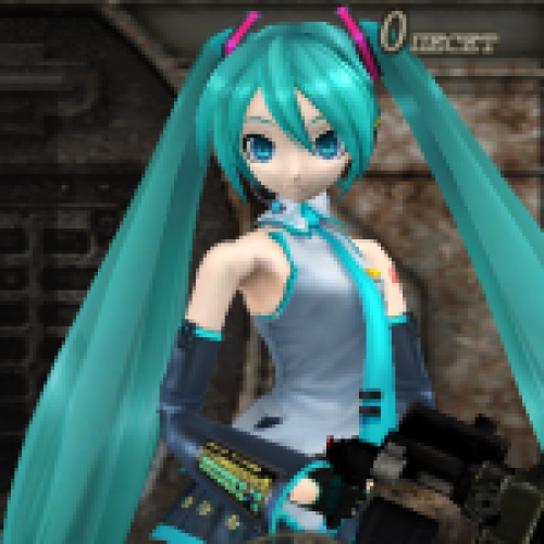 Miku Hatsune (vocaloid) Animation Hair