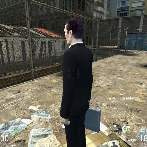 gman black suit