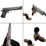 Silver M1911