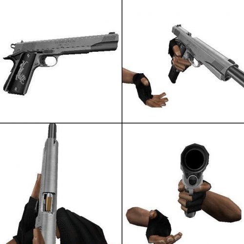 Silver M1911