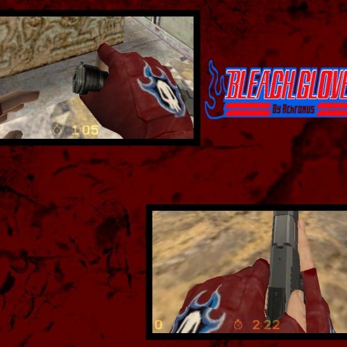 Red Bleach Gloves