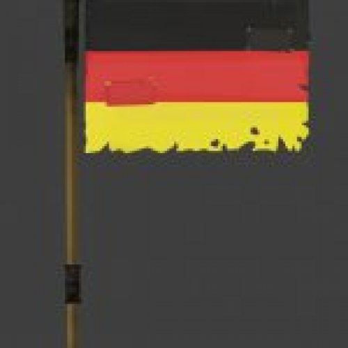 German Buff Banner Flag